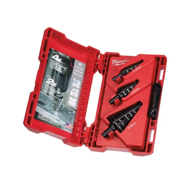 Milwaukee 48899399 HSS Step 3 Piece Drill Bit Set