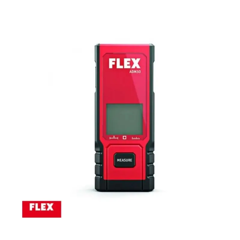 FLEX 421405 Laser Range Finder 30m with USB Charging Length and Area Calculation