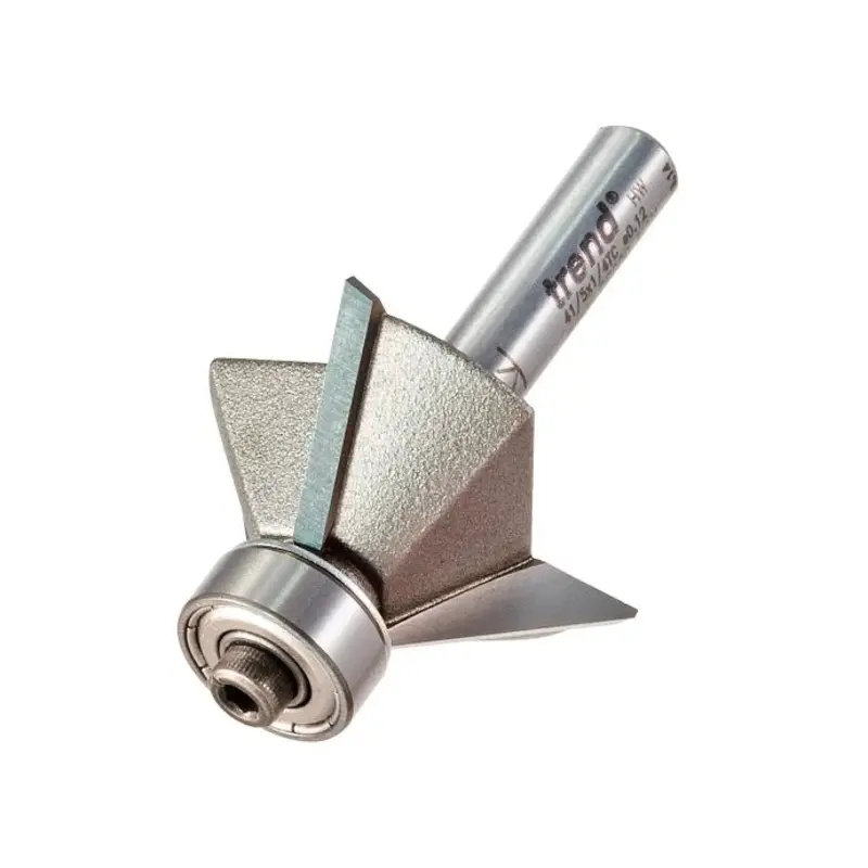 TREND Guided 3 flute 45 degree chamfer x 11mm cut