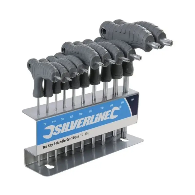 TRX Key T-handle Set 10 piece T9-T50