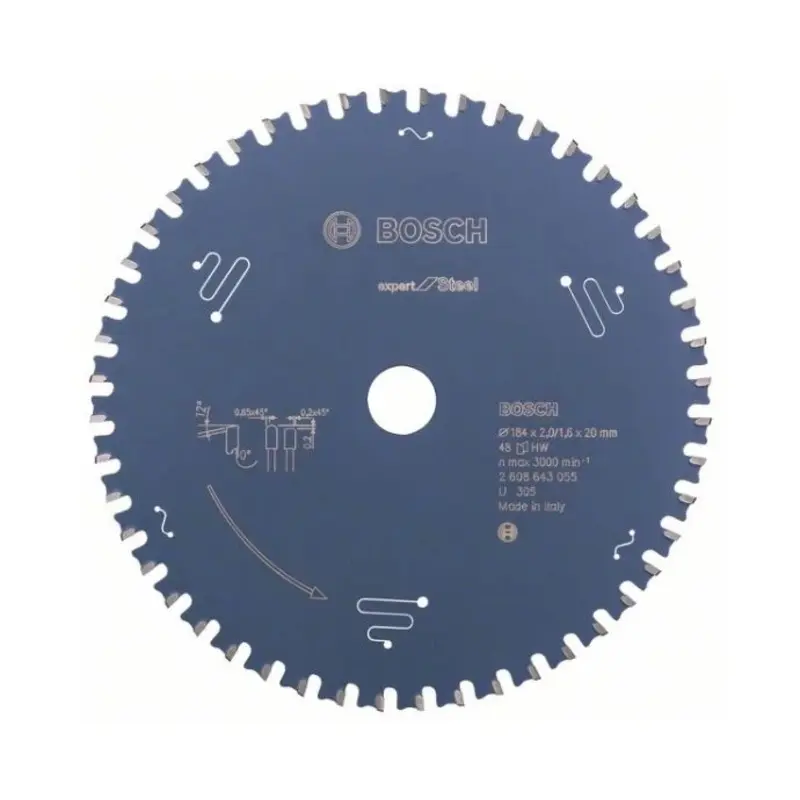 Bosch Expert for Steel for Han d Dry Cutter 184x20 48T TCG 0