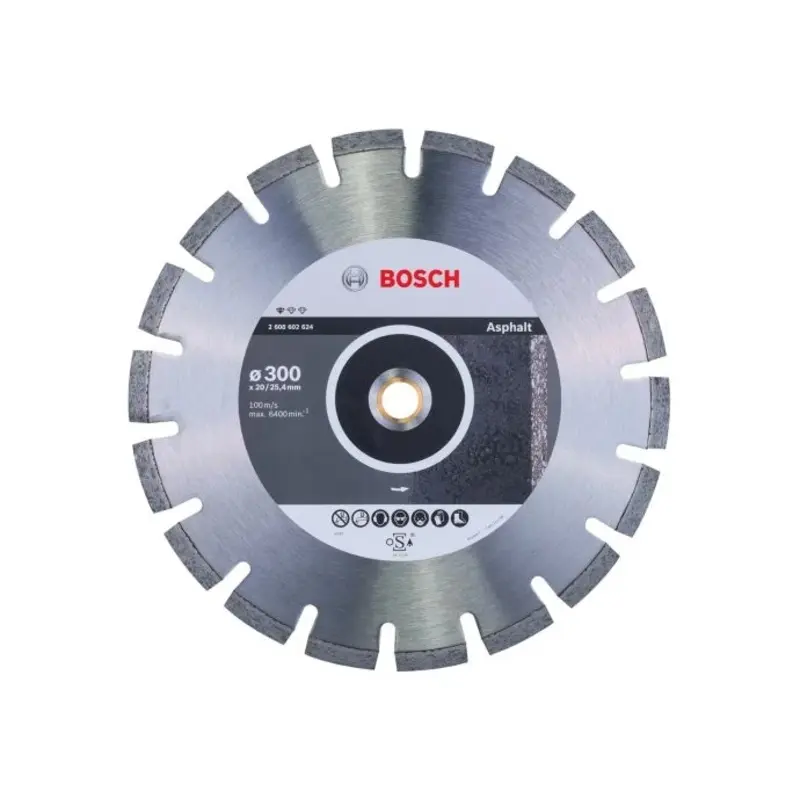 Bosch 2608602624 Pro Asphalt Diamond Blade 300mm x 25/20mm