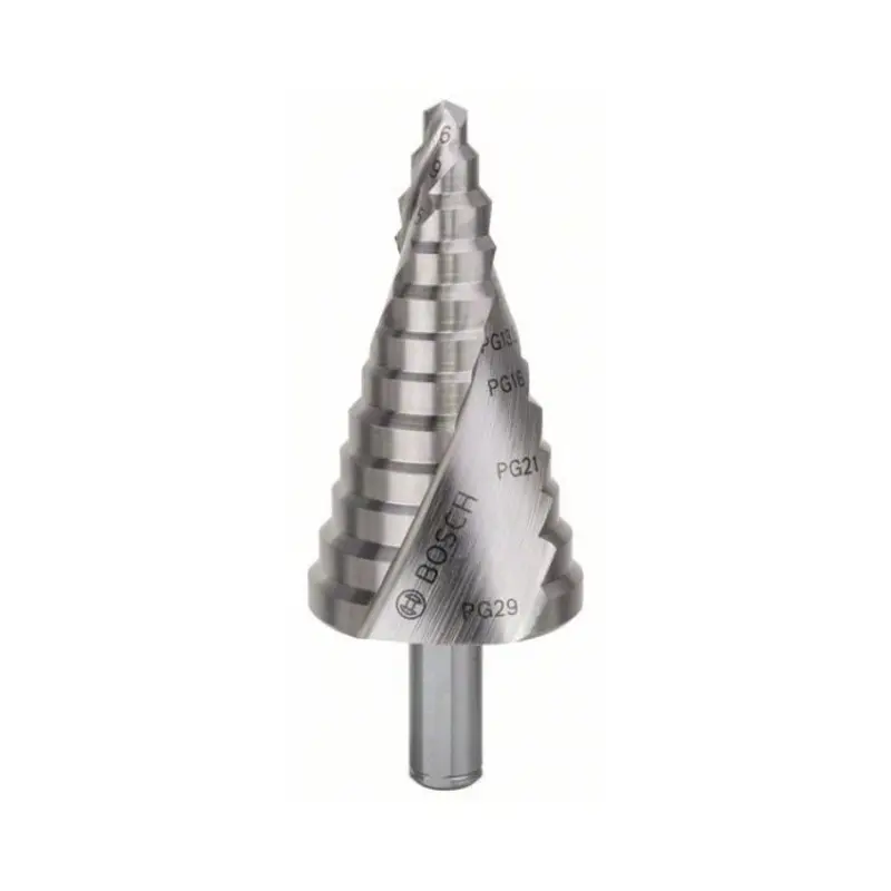 Bosch Step Drill Bit HSS 6 / 9 / 12.5 / 15.2 / 18.6 / 20.4 /