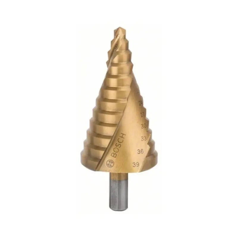 Bosch Step Drill Bit HSS-TiN 6 / 9 / 12 / 15 / 18 / 21 / 24