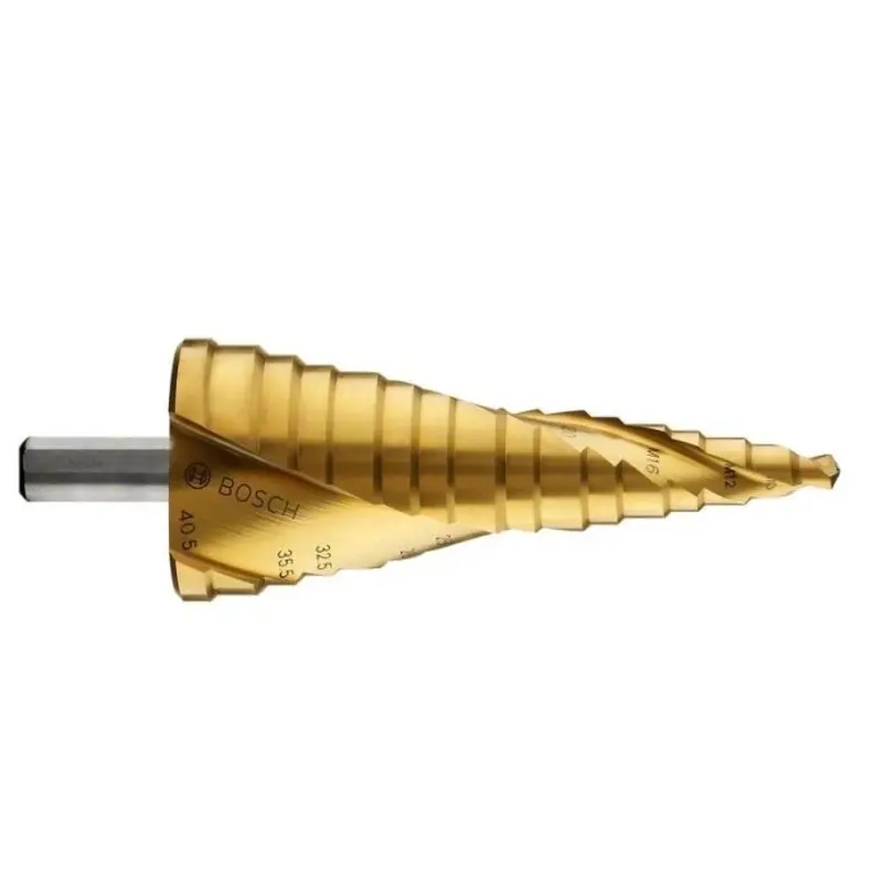 Bosch Step Drill Bit HSS-TiN 6 / M10 / M12 / M16 / M20 / M25