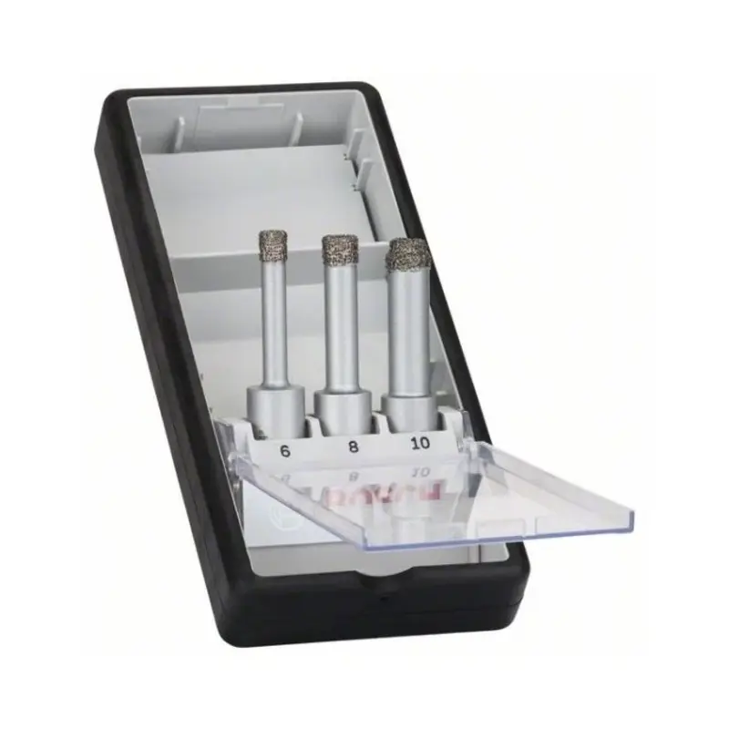 Bosch EasyDry Diamond Bit set 6, 8, 10mm