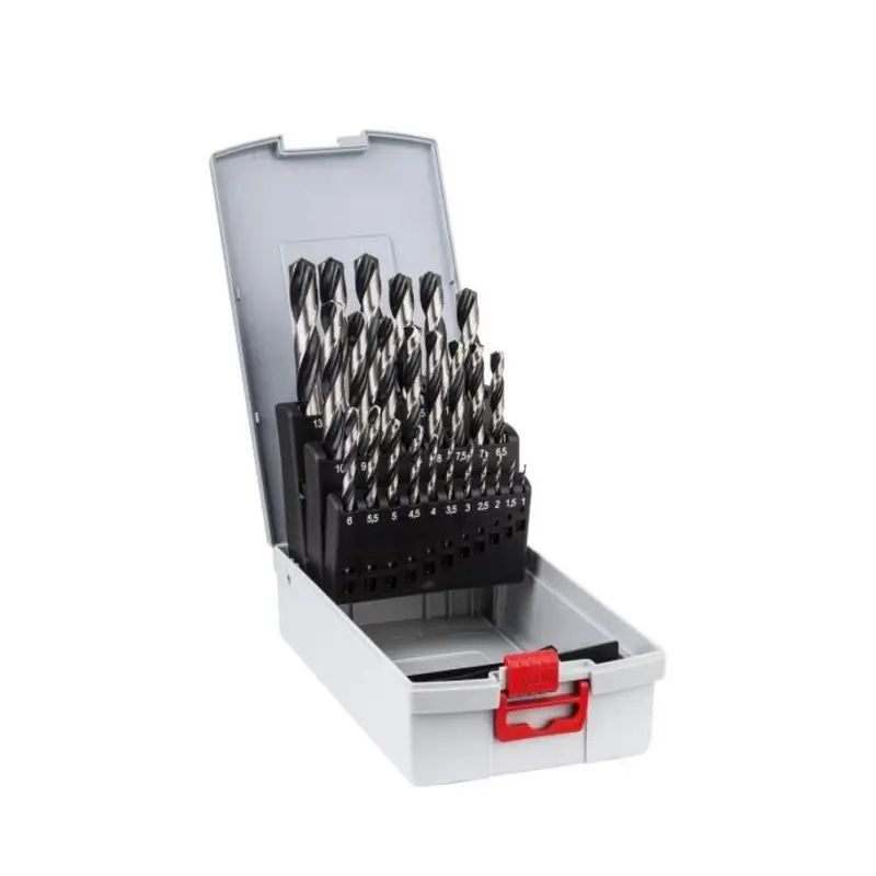 Bosch 2608577352 1-13mm 25 Piece HSS PointTeQ Metal Drill Bit Set
