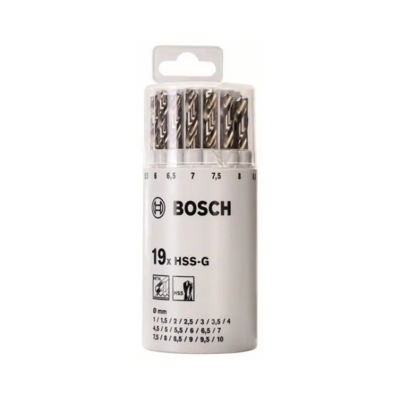 Bosch HSS-G DIN338 9 PCS