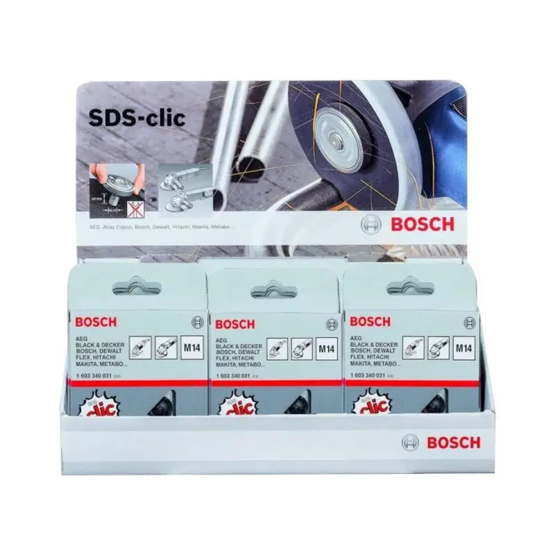 Bosch SDS Clic-Nut Display (15 pcs)