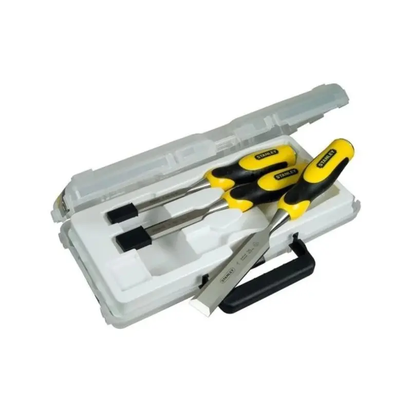 STANLEY Dynagrip Wood Chisel 3Pc. Set - 12,18,25Mm 2-16-883