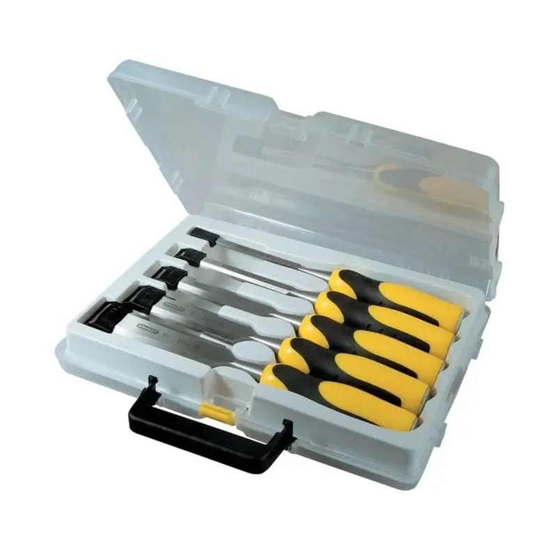 STANLEY Dynagrip Wood Chisel 5Pc. Set - 6,12,18,25,32Mm 2-16-885