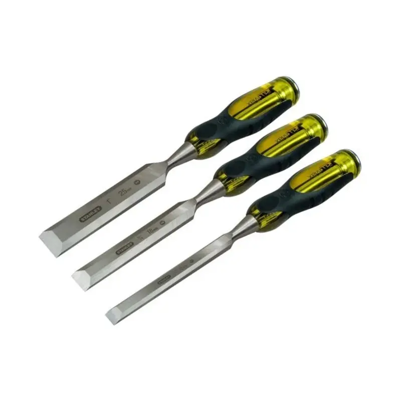 STANLEY FATMAX Thru Tang Wood Chisel 3Pc. Set - 12,18,25Mm 2-16-268