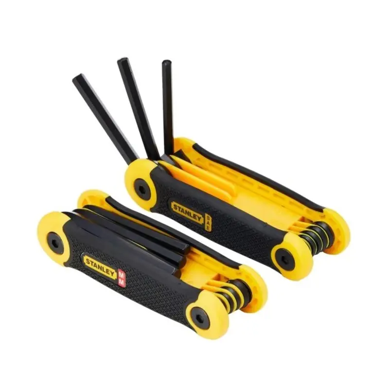 STANLEY Hex Key Metric and SAE Folding Set (17 pc.) 2-69-267