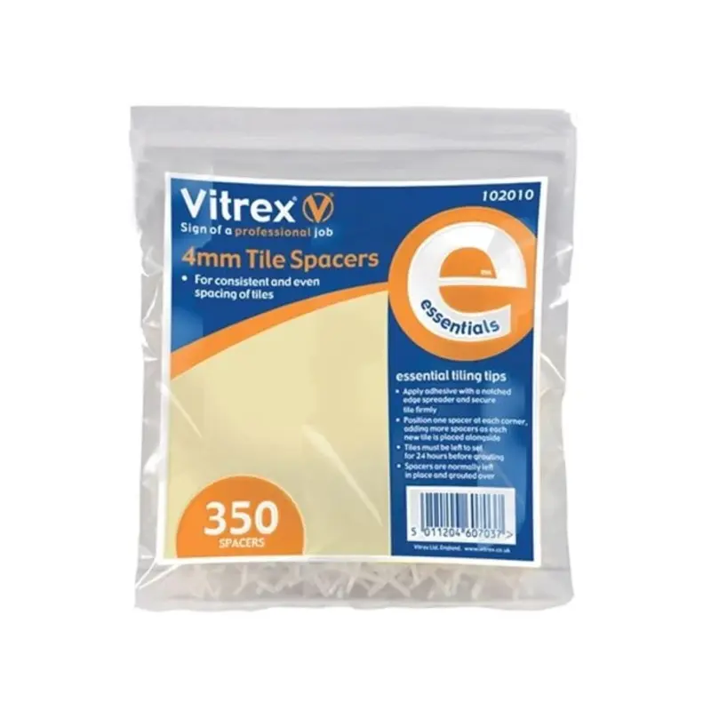 Vitrex 102010 Essential Tile Spacers 4mm Pack of 350