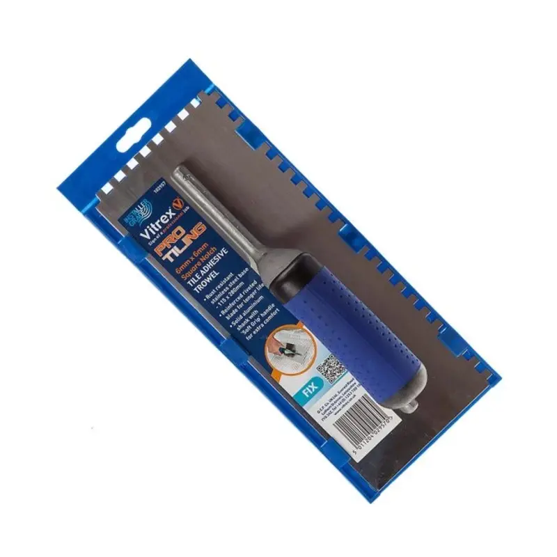 Vitrex 102957 Adhesive Trowel 6mm Square Notch
