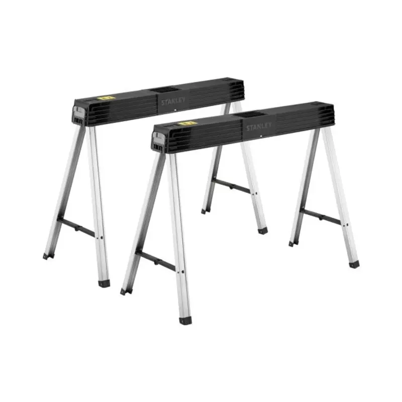 Stanley 1-97-475 Folding Metal Leg Saw Horse Twin Pack