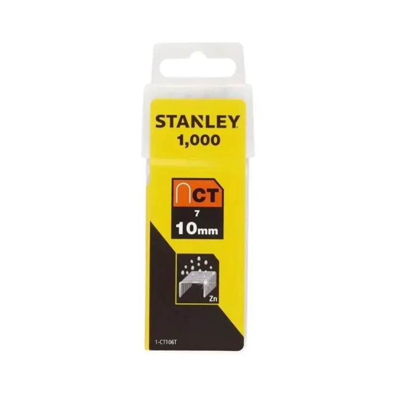 STANLEY 10mm Cable Staples (1000 Pk) 1-CT106T