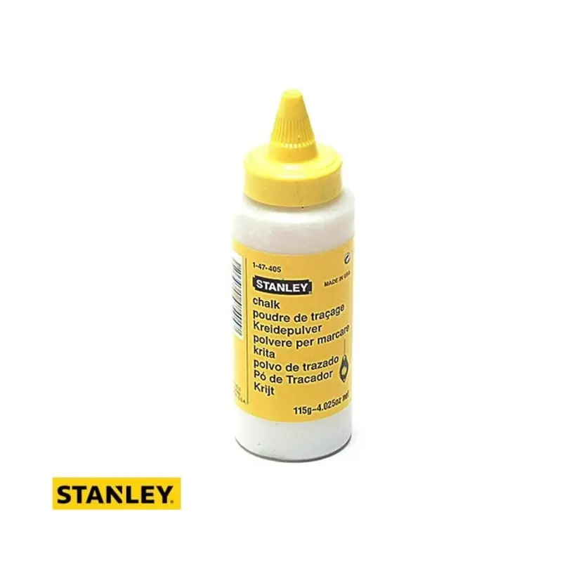 Stanley 1-47-405 Chalk Refill White 113g