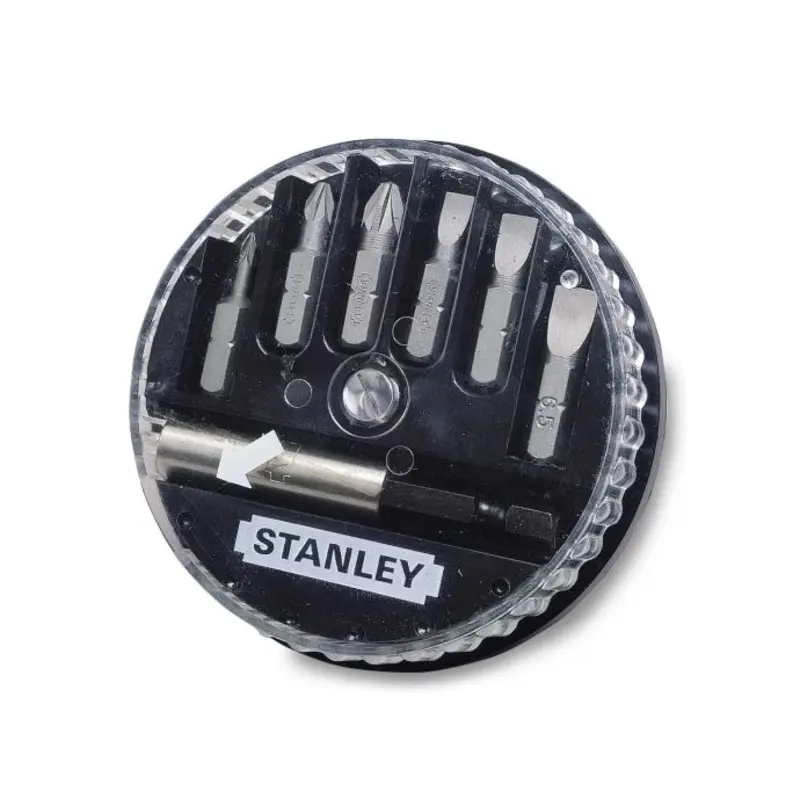 Stanley 1-68-738 Slotted/Pozidriv 7 Piece Insert Bit Set STA168738