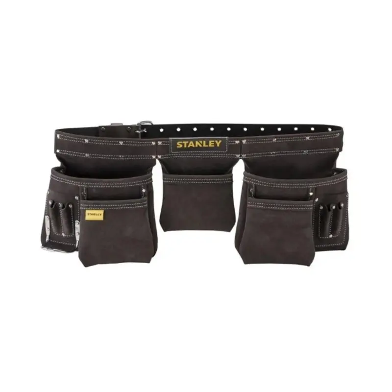 Stanley 1-80-113 Leather Tool Apron Pouch Double Stitched Durable STA180113