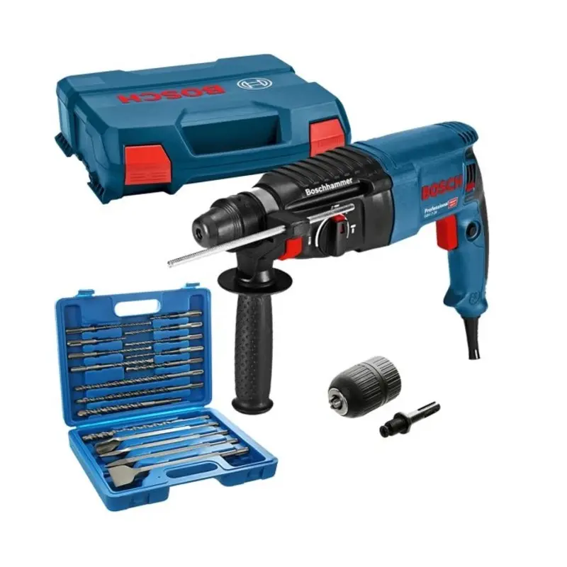 Bosch GBH 2-26 SDS+ Drill 240V With 17Pc Acc. Set & Chuck