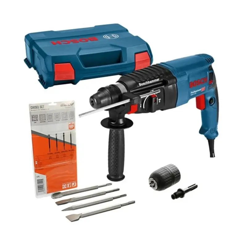 Bosch GBH 2-26 SDS+ Drill 240V With 4c Acc. Set & Chuck