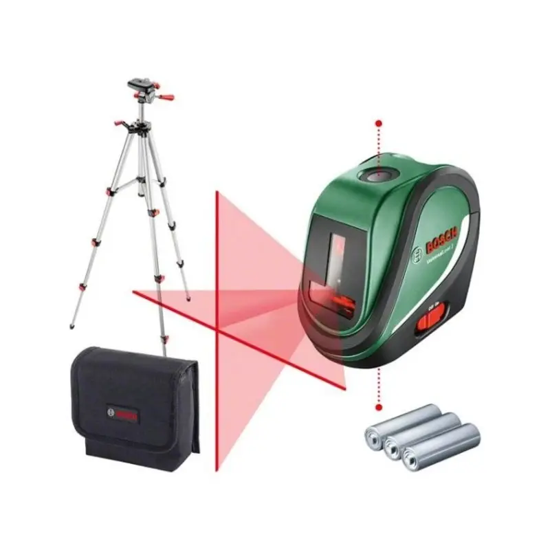 Bosch Home and Garden Cross Line Laser with 3 x 1.5V AA batteries 0603663801