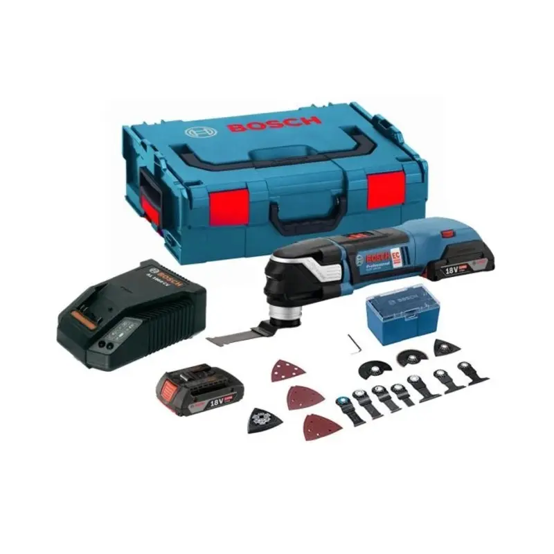 Bosch GOP 18 V-28 Multitool 2 X 2.0AH + L-Box