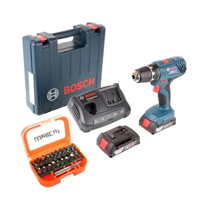 Bosch GSR18V-21 Drill Driver + 31Pcs Screwdriver Bit Set