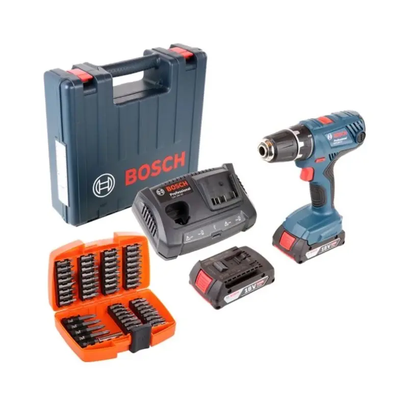 Bosch GSR18V-21 Drill Driver + 49Pcs Screwdriver Bit Set