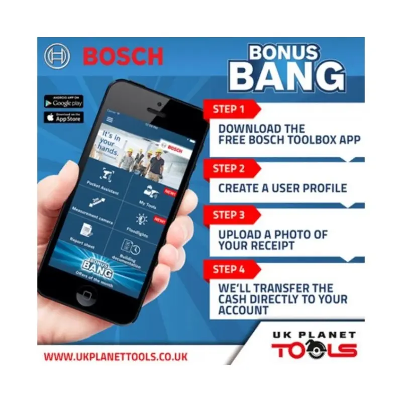 Bosch GCL 2-50 C 12V Professional Bluetooth Combi Red Line Laser 0601066G70