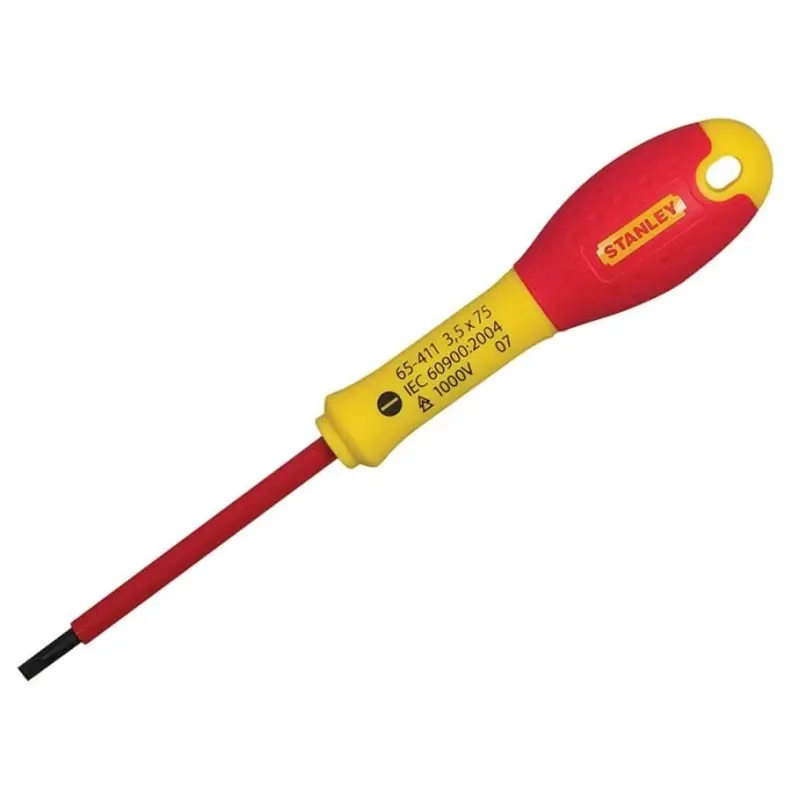STANLEY FATMAX 4mm x 100 mm Insulated Slotted Screwdriver 0-65-412