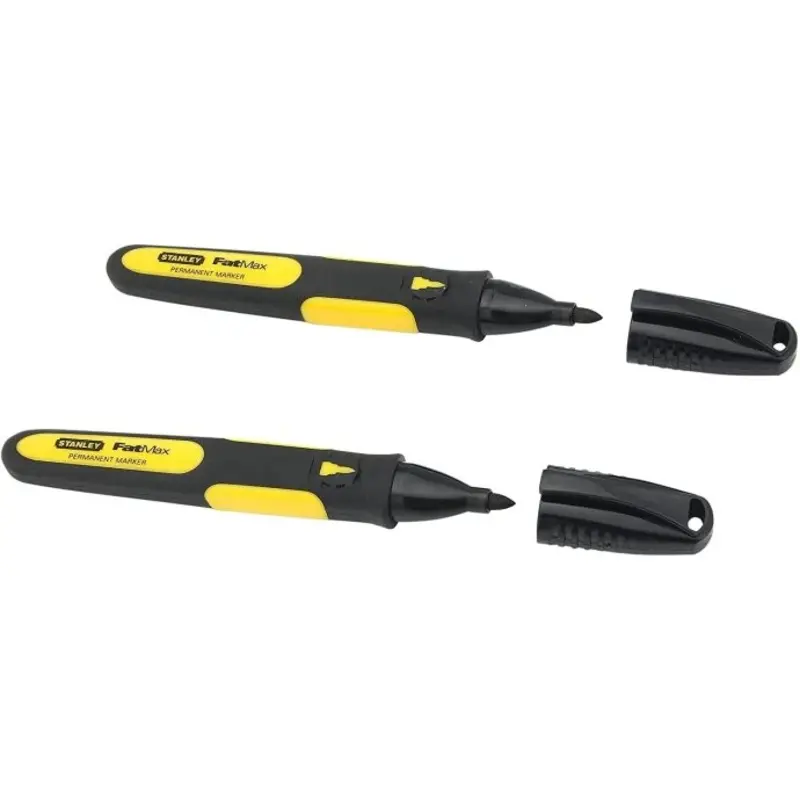 Stanley FM BLK FIN TIP MARKER CARDX2