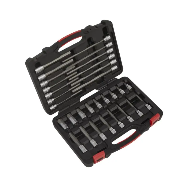 Sealey Hex Socket Bit Set 30pc 3/8"Sq Drive - Platinum Series