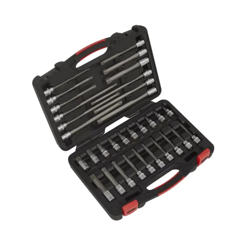 Sealey TRX-Star* Socket Bit Set 32pc 3/8"Sq Drive - Premier Platinum