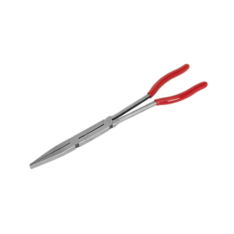 Sealey Flat Nose Pliers Double Joint Long Reach 335mm