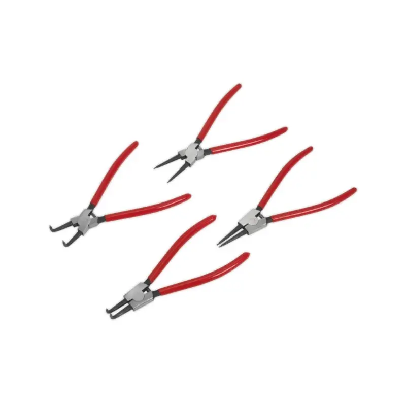 Sealey Internal/External Circlip Pliers Set 4pc 230mm