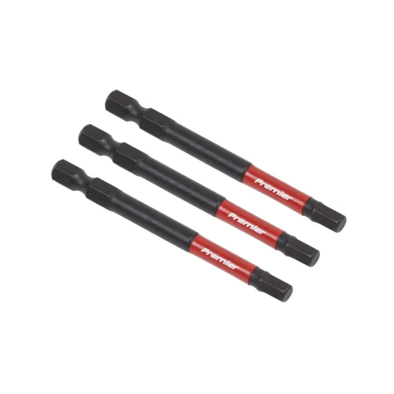 Sealey Hex 5mm Impact Power Tool Bits 75mm - 3pc