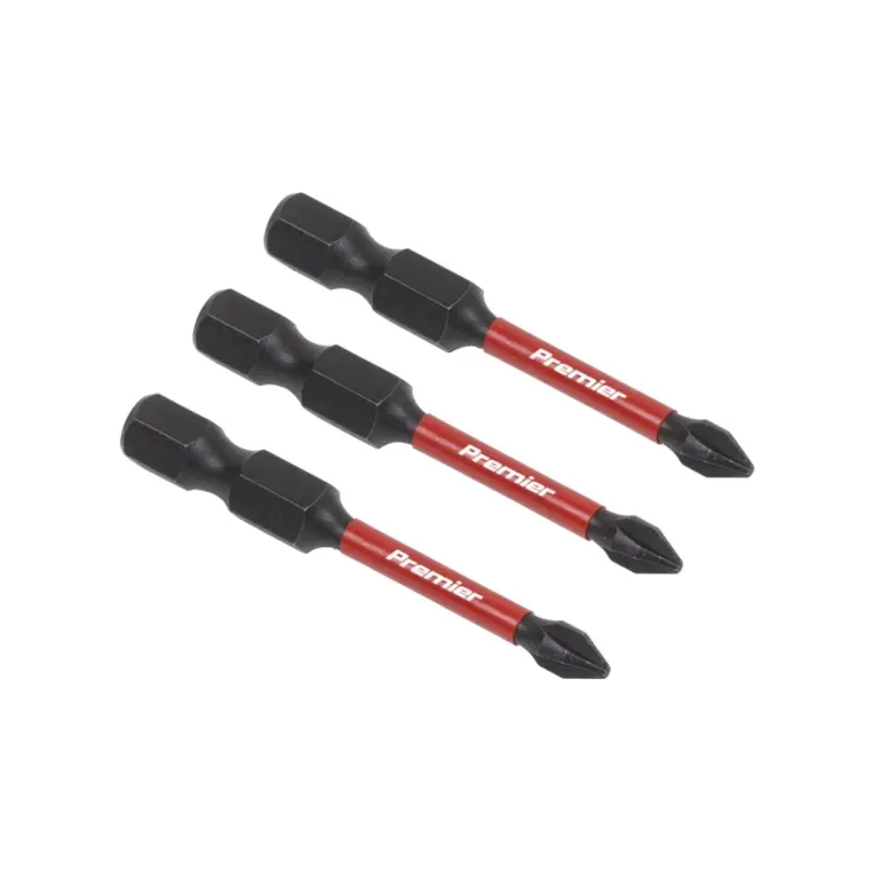 Sealey Phillips #1 Impact Power Tool Bits 50mm - 3pc