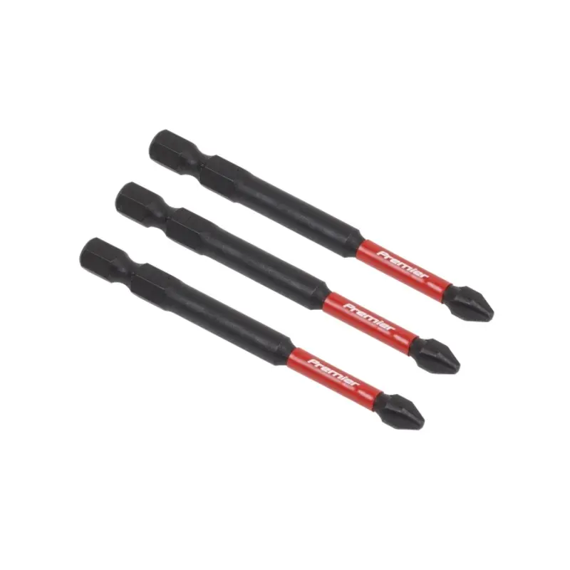 Sealey Phillips #2 Impact Power Tool Bits 75mm - 3pc