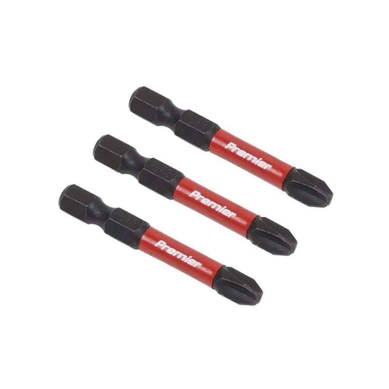 Sealey Phillips #3 Impact Power Tool Bits 50mm - 3pc