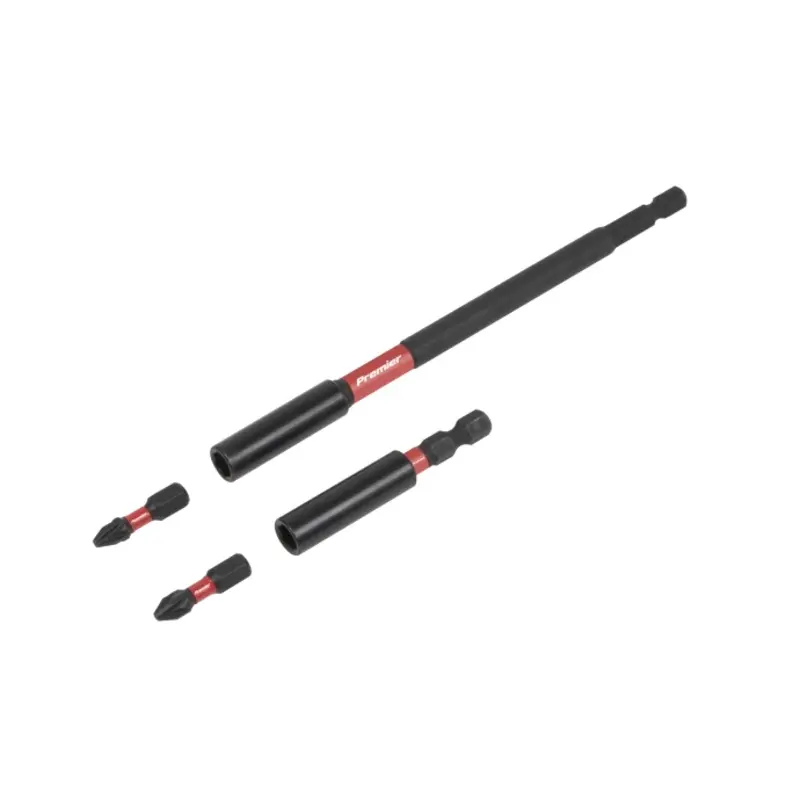Sealey Power Tool Bit Holder Set 4pc Impact Grade