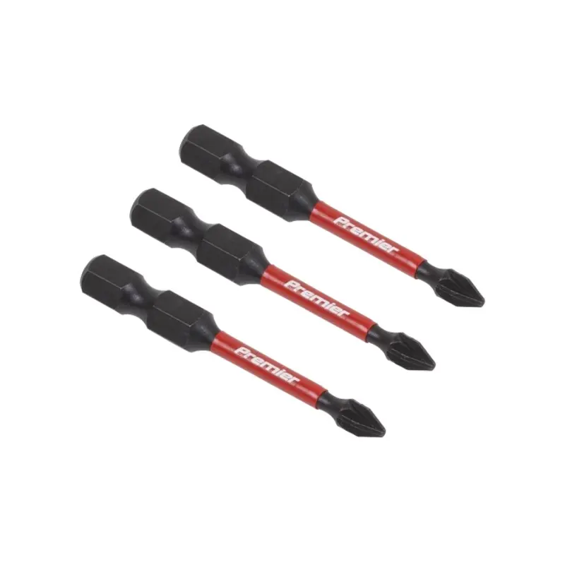 Sealey Pozi #1 Impact Power Tool Bits 50mm - 3pc