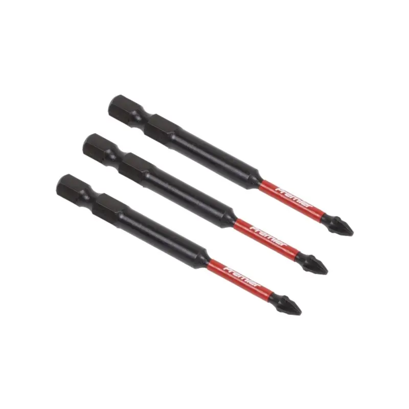Sealey Pozi #1 Impact Power Tool Bits 75mm - 3pc
