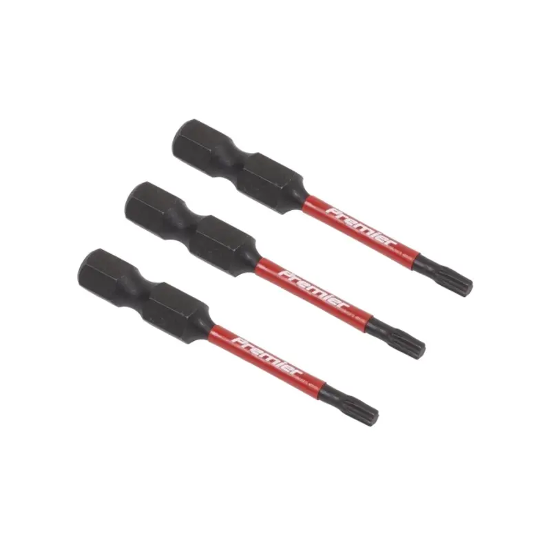 Sealey TRX-Star* T10 Impact Power Tool Bits 50mm - 3pc