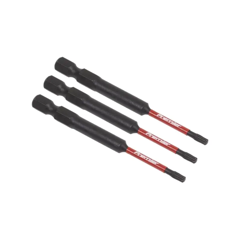 Sealey TRX-Star* T10 Impact Power Tool Bits 75mm - 3pc