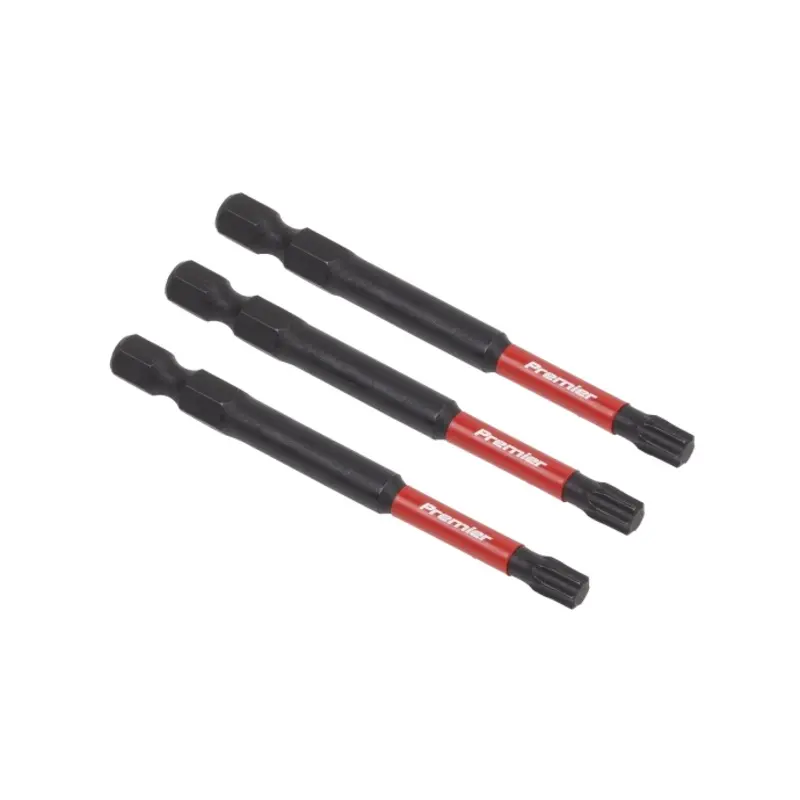 Sealey TRX Star* T27 Impact Power Tool Bits 75mm - 3pc
