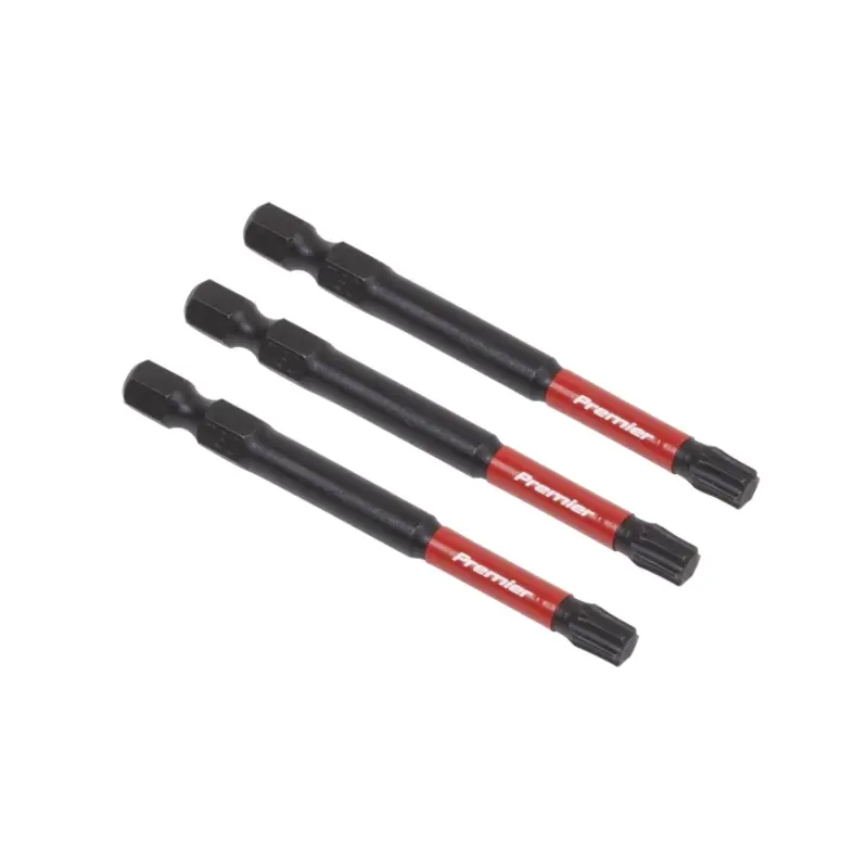 Sealey TRX Star* T30 Impact Power Tool Bits 75mm - 3pc