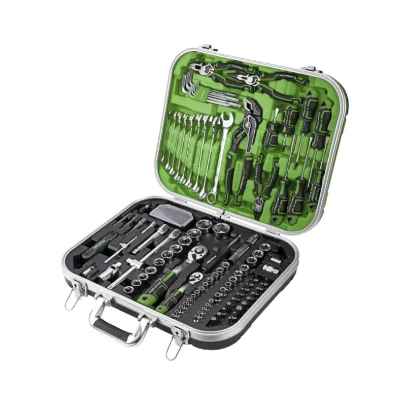 Sealey Mechanic's Tool Kit 144pc Hi-Vis Green