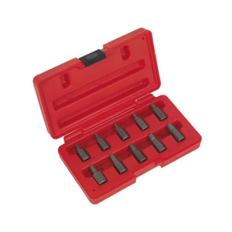 Sealey Multi-Spline Screw Extractor Set 10pc